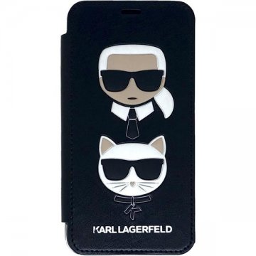 Karl Lagerfeld Choupette Book Pouzdro Black pro iPhone 7/8/SE2020