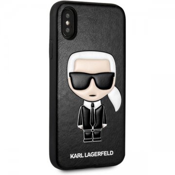 Karl Lagerfeld Ikonik TPU pouzdro iPhone X/XS černé