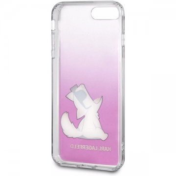Karl Lagerfeld Fun Choupette Glasses Hard Case iPhone 7/8/SE2020 růžové