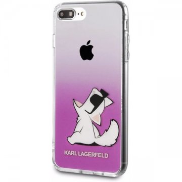 Karl Lagerfeld Fun Choupette Glasses Hard Case iPhone 7/8 Plus růžové