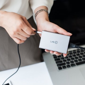 LAB.C X5 5Port USB Wall Charger - Rose Gold