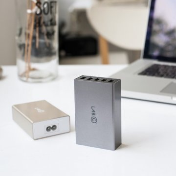 LAB.C X5 5Port USB Wall Charger - Rose Gold