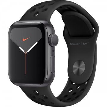 Apple Watch Nike 44mm vesmírně šedý hliník s antracitovým/černým Nike sportovním řemínkem (2019)