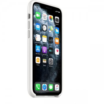 Apple silikonový kryt iPhone 11 Pro bílý