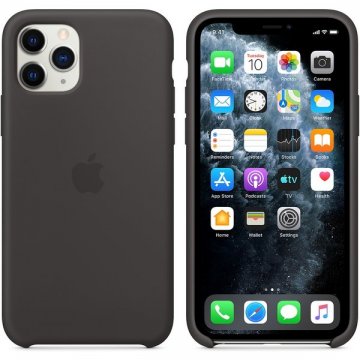Apple silikonový kryt iPhone 11 Pro černý
