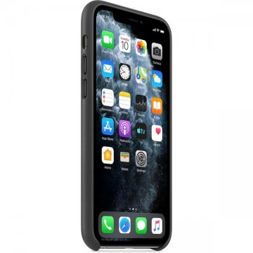 Pouzdro Apple kožené pro iPhone 11 Pro černé