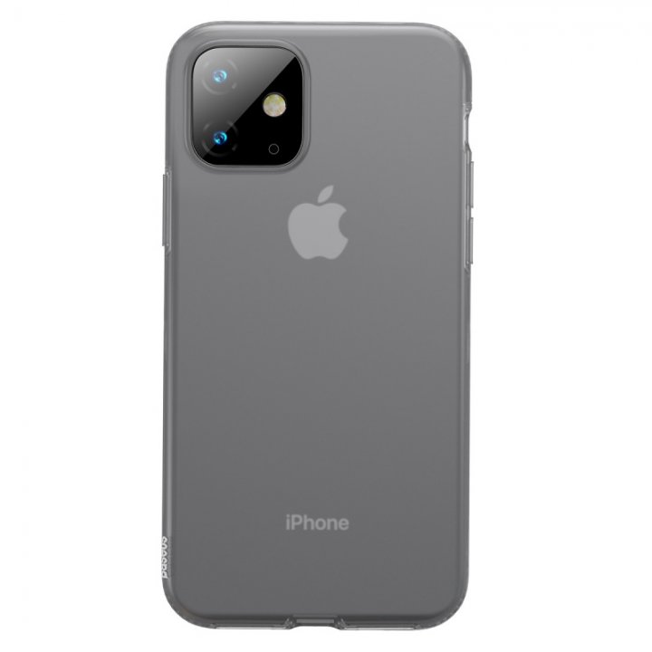 BASEUS Baseus Jelly Liquid Silica Gel Protective Case for Apple iPhone 11 (Black)