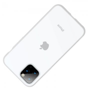 BASEUS Baseus Jelly Liquid Silica Gel ochranný kryt pro Apple iPhone 11 Pro (White)