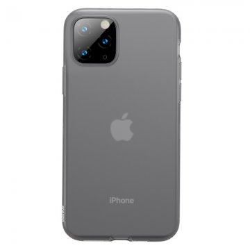 BASEUS Baseus Jelly Liquid Silica Gel Protective Case for Apple iPhone 11 Pro Max (Black)