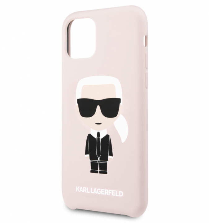 Karl Lagerfeld Silikonový Kryt pro iPhone 11 Pro Pink