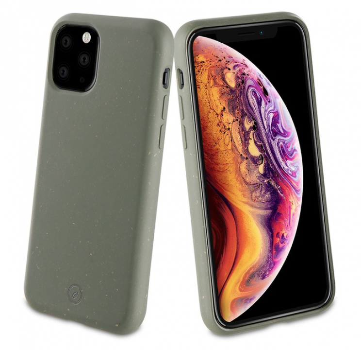 Muvit bambusový ECO ochranný kryt pro iPhone 11 Pro - zelený