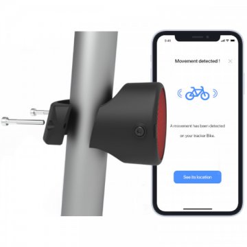 Invoxia Bike Tracker – Alarm na kolo s GPS lokátorem