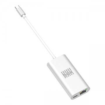 BOX Products redukce USB-C na Ethernet - stříbrná
