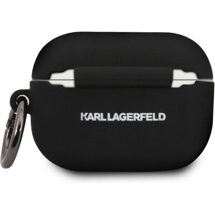 Karl Lagerfeld silikonový kryt pro Airpods Pro, černé