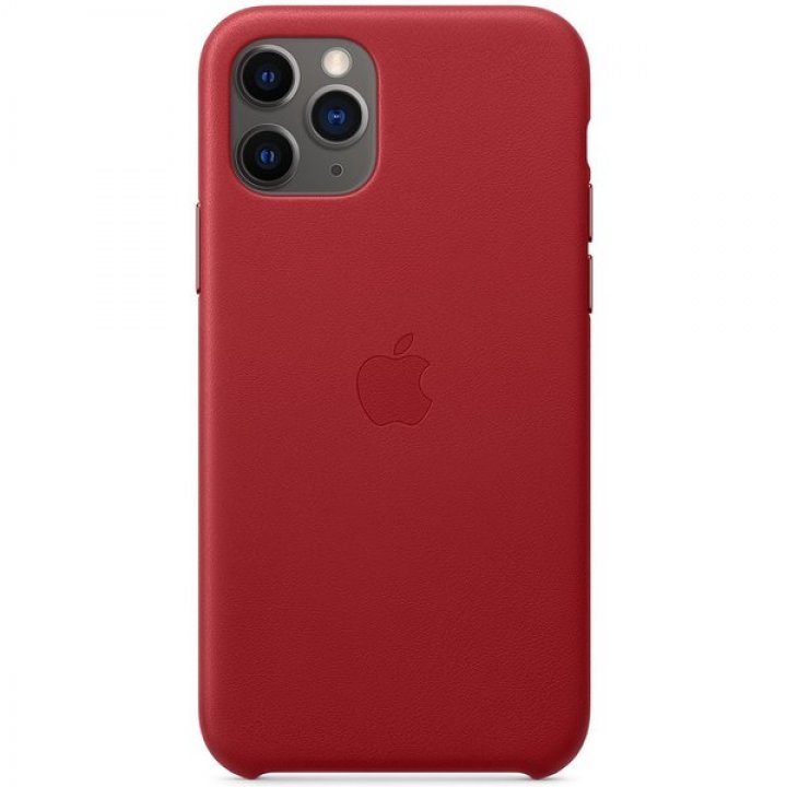 Pouzdro Apple kožené pro iPhone 11 Pro červené (PRODUCT) RED