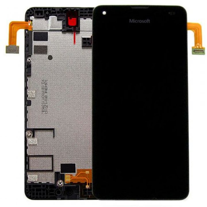 Lumia 550 LCD + dotyková plocha + rám černá