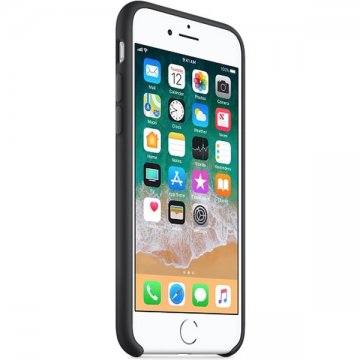 Apple silikonový kryt iPhone 7 / 8 / SE2020 / SE2022 černý