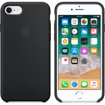 Apple silikonový kryt iPhone 7 / 8 / SE2020 / SE2022 černý