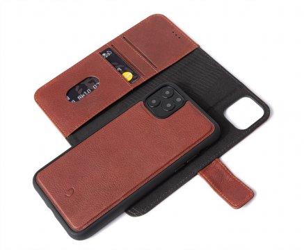 Decoded Leather Wallet, brown - iPhone 11 Pro