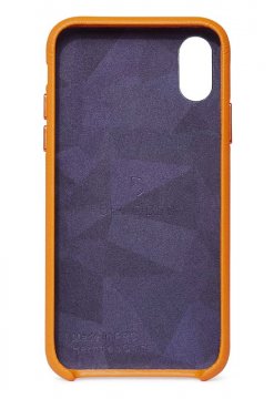 Decoded - kožený kryt, oranžový - iPhone X / XS
