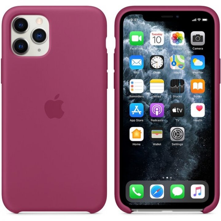 Apple silikonový kryt iPhone 11 Pro tmavě fuchsiový