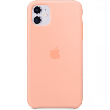 Apple silikonový kryt iPhone 11 grepově růžový
