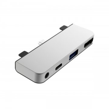 HyperDrive DUO 7 ve 2 USB-C Hub na MacBook Pro / Air  - šedý