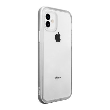 LAUT Exoframe – ochranný kryt pro iPhone 11 - stříbrný