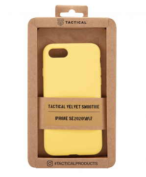 Tactical Velvet Smoothie Kryt pro Apple iPhone SE2022 / SE2020 / 8 / 7 Banana