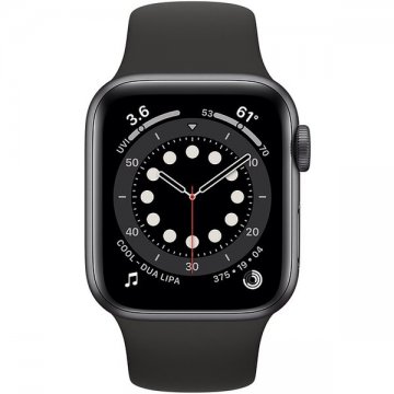 Apple Watch Series 6 40mm vesmírně šedý hliník s černým sportovním řemínkem