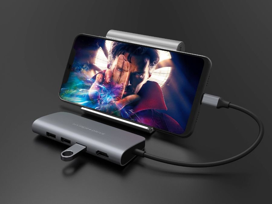 HyperDrive POWER 9 v 1 USB-C Hub – Vesmírně šedá