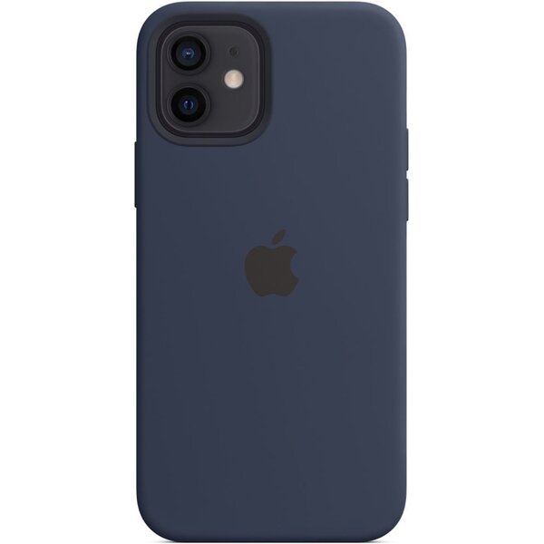 Apple silikonový kryt s MagSafe na iPhone 12 / 12 Pro námořnicky tmavomodrý