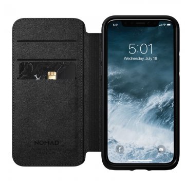 Nomad Folio Leather case, brown - iPhone 11 Pro