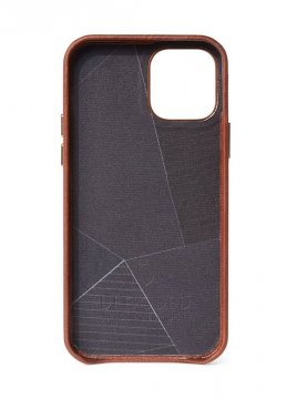 Decoded BackCover, kožený kryt pro iPhone 12 mini - hnědý