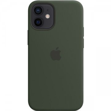 Apple silikonový kryt s MagSafe na iPhone 12 mini kypersky zelený