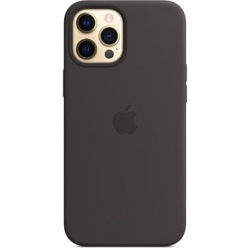 Apple silikonový kryt s MagSafe na iPhone 12 Pro Max černý