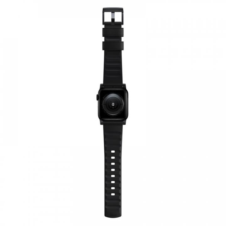 Nomad Active Strap Pro, černý řemínek s černou přezkou pro Apple Watch 49 / 45 / 44 / 42 mm