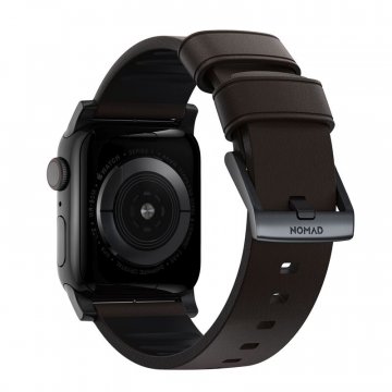 Nomad Active Strap Pro hnědý řemínek s černou přezkou Apple Watch 49 / 45 / 44 / 42 mm