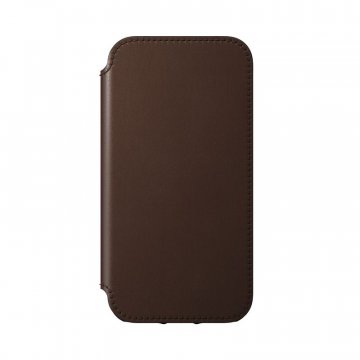 Nomad Rugged Folio, flipový kryt pro iPhone 12 mini - hnědý