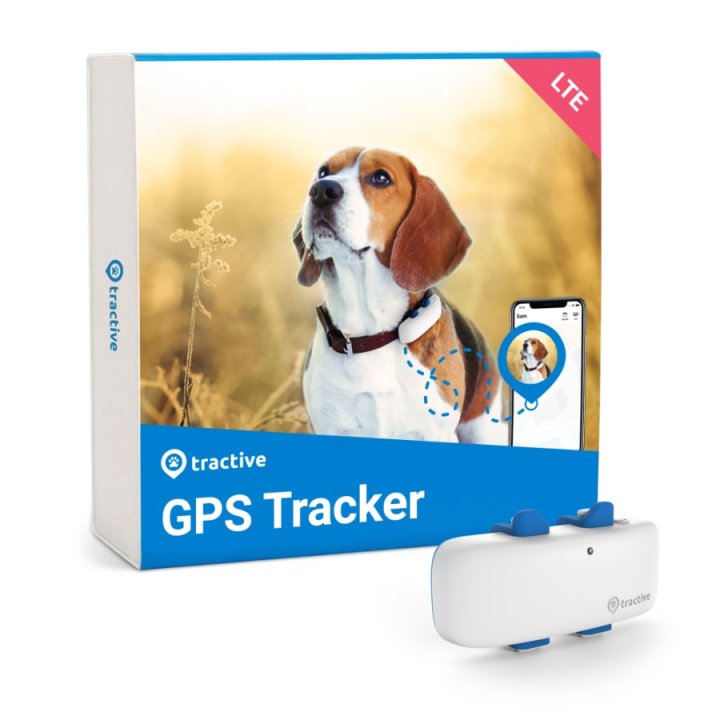 Tractive GPS DOG 4 – GPS sledování polohy a aktivity pro psy, bílý