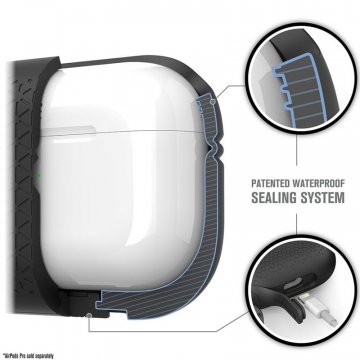 Catalyst Waterproof Premium, vodotěsné pouzdro pro Apple AirPods Pro, černé