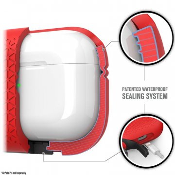 Catalyst Waterproof Premium, vodotěsné pouzdro pro Apple AirPods Pro, červené
