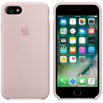 Apple silikonový kryt iPhone 7 / 8 / SE2020 / SE2022 pískově růžový