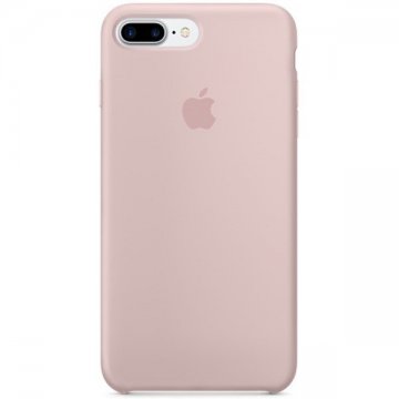 Apple silikonový kryt iPhone 8 Plus / 7 Plus pískově růžový