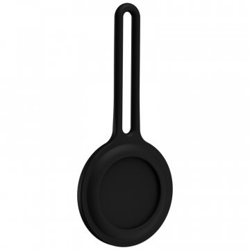 Silikonová klíčenka pro Apple AirTag, černá (Bulk)