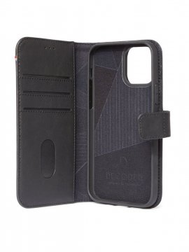 Decoded Wallet, kožené pouzdro - peněženka pro iPhone 12 mini, černé