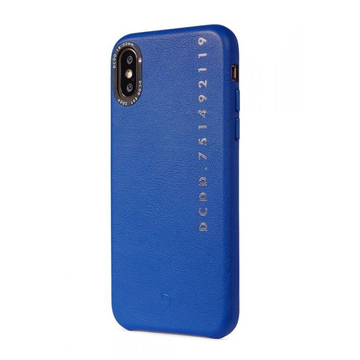 Decoded - kožený kryt, modrý - iPhone X / XS
