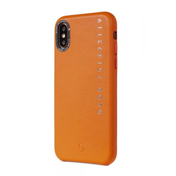 Decoded - kožený kryt, oranžový - iPhone X / XS
