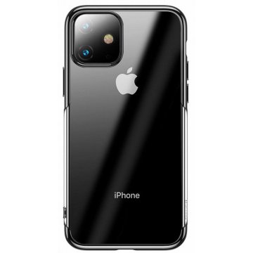 BASEUS Shining - ochranný kryt pro iPhone 11 Pro - čirý / černý