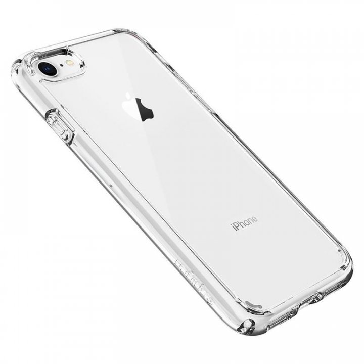 Spigen Ultra Hybrid 2, ochranný kryt pro iPhone SE2022 / SE2020 / 8 / 7, čirý